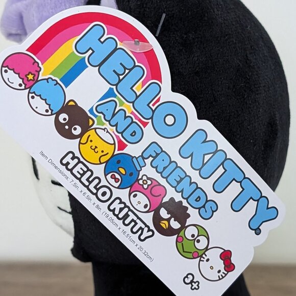 Hello Kitty Halloween Black Cat Costume Plush 8” -NWT - Picture 6 of 6